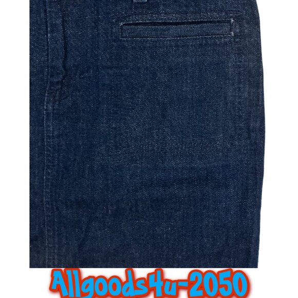 Banana Republic Dark Wash Mini Denim Skirt Size 30R Casual Straight - Picture 3 of 6